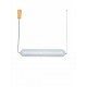 Triac Dimmable Brass Gold Metal & Clear Acrylic LED 40 Watt 220-240 Volt 3384Lm 3000K IP20 L: 90 W: 15 H: 120 cm 