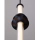 Triac Dimmable Sandy Black Aluminium, Acrylic & Ceramic LED 8 Watt 220-240Volt 465Lm 3000K IP20 D: 8 H: 180 cm 