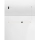 Triac Dimmable Sandy Black Aluminium, Acrylic & Ceramic LED 15 Watt 220-240Volt 1109Lm 3000K IP20 L: 110 W: 8 H: 170 cm 