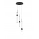 Triac Dimmable Sandy Black Aluminium, Acrylic & Ceramic LED 18 Watt 220-240Volt 1346Lm 3000K IP20 D: 35 H: 170 cm 