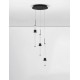 Triac Dimmable Sandy Black Aluminium, Acrylic & Ceramic LED 18 Watt 220-240Volt 1346Lm 3000K IP20 D: 35 H: 170 cm 