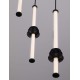 Triac Dimmable Sandy Black Aluminium, Acrylic & Ceramic LED 18 Watt 220-240Volt 1346Lm 3000K IP20 D: 35 H: 170 cm 