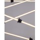 Triac Dimmable Sandy Black Aluminium, Acrylic & Ceramic LED 79 Watt 220-240Volt 6467Lm 3000K IP20 D: 149 H: 250 cm 