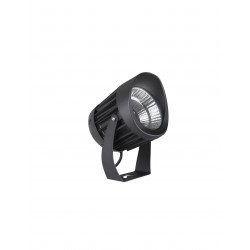 Black Aluminium & Glass LED 10 Watt 700Lm 3000K 100-240 Volt 50Hz Beam Angle 38o IP65 D: 9 W: 9.5 cm 