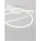 Triac Dimmable Sandy White Steel, Aluminium & Silicone LED 42 Watt 220-240Volt 2170Lm 3000K IP20 D: 72 W: 59 H: 30 cm 