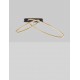 Triac Dimmable Brass Gold Steel, Aluminium & Silicone LED 42 Watt 220-240Volt 2094Lm 3000K IP20 D: 72 W: 59 H: 30 cm 