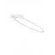 Triac Dimmable Sandy White Steel, Aluminium & Silicone LED 30 Watt 220-240Volt 1345Lm 3000K IP20 D: 64 W: 60 H: 30 cm 