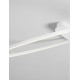 Triac Dimmable Sandy White Steel, Aluminium & Silicone LED 30 Watt 220-240Volt 1345Lm 3000K IP20 D: 64 W: 60 H: 30 cm 