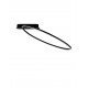 Triac Dimmable Sandy Black Steel, Aluminium & Silicone LED 30 Watt 220-240Volt 1250Lm 3000K IP20 D: 64 W: 60 H: 30 cm 
