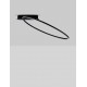 Triac Dimmable Sandy Black Steel, Aluminium & Silicone LED 30 Watt 220-240Volt 1250Lm 3000K IP20 D: 64 W: 60 H: 30 cm 