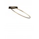 Triac Dimmable] Brass Gold Steel, Aluminium & Silicone LED 30 Watt 220-240Volt 1301Lm 3000K IP20 D: 64 W: 60 H: 30 cm 