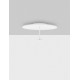 Triac Dimmable Sandy White Steel, Aluminium & Acrylic LED 30 Watt 220-240Volt 1832Lm 3000K IP20 D: 60 H: 23 cm 