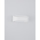 White Aluminium & Glass LED 9 Watt 475Lm 3000K 100-240 Volt Beam Angle 155 O IP54 Light Up & Down L: 18 W: 11.5 H: 7.5 cm 