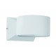 White Aluminium & Glass LED 6 Watt 274Lm 3000K 100-240 Volt Beam Angle 138 O IP54 Light Up & Down L: 13 W: 9 H: 7 cm 