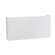 White Aluminium & Glass LED 2x5 Watt 550Lm 3000K 100-240 Volt Beam Angle 102 O IP54 Light Up & Down L: 18 W: 3.5 H: 9 cm 