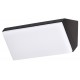 Sandy Black Aluminium Acrylic Diffuser LED 12 Watt 1080Lm 3000K 220-240 Volt 50Hz Beam Angle 108o IP65 L: 18 W: 9 H: 9 cm 