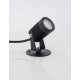 Black Aluminium & Glass LED 5 Watt 378Lm 3000K 100-240 Volt Beam Angle 21O IP65 D: 5 W: 7 H: 12 cm 