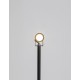 Black Aluminium & Glass LED 5 Watt 378Lm 3000K 100-240 Volt Beam Angle 21O IP65 D: 5 W: 9 H: 64 cm 