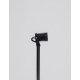 Black Aluminium & Glass LED 5 Watt 378Lm 3000K 100-240 Volt Beam Angle 21O IP65 D: 5 W: 9 H: 64 cm 