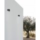 Black Aluminium & Glass LED 10 Watt 883,4Lm 3000K 100-240 Volt Beam Angle 24O IP65 D: 6.5 W: 9 H: 15 cm 