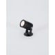 Black Aluminium & Glass LED 10 Watt 883,4Lm 3000K 100-240 Volt Beam Angle 24O IP65 D: 6.5 W: 9 H: 15 cm 