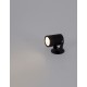 Black Aluminium & Glass LED 10 Watt 883,4Lm 3000K 100-240 Volt Beam Angle 24O IP65 D: 6.5 W: 9 H: 15 cm 