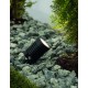 Black Aluminium & Glass LED 10 Watt 742Lm 3000K 100-240 Volt 50Hz Beam Angle 24O IP65 D: 6.5 W: 11 H: 35 cm