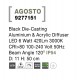Black Die-Casting Aluminium & Acrylic Diffuser LED 6 Watt 420Lm 3000K 100-240 Volt 50Hz Beam Angle 120 O IP54 D: 11 H: 50 cm 