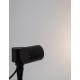 Black Aluminium Glass Diffuser LED GU10 1x7 Watt 100-240 Volt IP54 Bulb Excluded D: 6.8 W: 13.8 H: 27 cm 