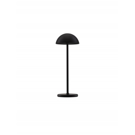 Black Aluminium & Acrylic LED 1 Watt 207Lm 3000K DC 5 Volt IP54 Switch On/Off / USB Wire D: 11.5 W: 11.8 H: 32 cm 