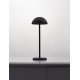 Black Aluminium & Acrylic LED 1 Watt 207Lm 3000K DC 5 Volt IP54 Switch On/Off / USB Wire D: 11.5 W: 11.8 H: 32 cm 