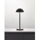 Black Aluminium & Acrylic LED 1 Watt 207Lm 3000K DC 5 Volt IP54 Switch On/Off / USB Wire D: 11.5 W: 11.8 H: 32 cm 