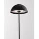 Black Aluminium & Acrylic LED 1 Watt 207Lm 3000K DC 5 Volt IP54 Switch On/Off / USB Wire D: 11.5 W: 11.8 H: 32 cm 