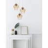 Pendant Light Cognac shadow Gl Brass Metal E273x60W D47 H120