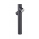 Dark Gray Aluminium Glass Diffuser LED GU10 2x7 Watt 220-240 Volt IP65 Bulb Excluded D: 8 W: 21 H: 60 cm 