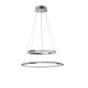 Pendant Lamp Dim Chrome Da60 Db40 H120 LED 36W 3000K 