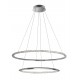 Pendant Lamp Dim Chrome Da80 Db60 H120 LED 60W 3000K 