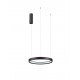 Triac Dimmable Brushed Brown Coffee Aluminium & Silicone LED 22 Watt 2552Lm 3000K IP20 D: 40 H: 150 cm 