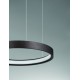Triac Dimmable Brushed Brown Coffee Aluminium & Silicone LED 22 Watt 2552Lm 3000K IP20 D: 40 H: 150 cm 