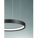 Triac Dimmable Brushed Brown Coffee Aluminium & Silicone LED 22 Watt 2552Lm 3000K IP20 D: 40 H: 150 cm 