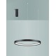 Triac Dimmable Brushed Brown Coffee Aluminium & Silicone LED 40 Watt 3326Lm 3000K IP20 D: 60 H: 150 cm 