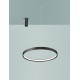 Triac Dimmable Brushed Brown Coffee Aluminium & Silicone LED 40 Watt 3326Lm 3000K IP20 D: 60 H: 150 cm 
