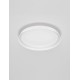 Triac Dimmable Sandy White Aluminium & Acrylic LED 38 Watt 220-240Volt 2713Lm IP20 2700-4000K CCT Dip Switch light up & down 