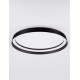 Triac Dimmable Sandy Black Aluminium & Silicone LED 38 Watt 220-240Volt 2713Lm IP20 2700 + 4000K D: 43,7 H: 7 cm 