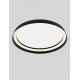 Triac Dimmable Sandy Black Aluminium & Silicone LED 38 Watt 220-240Volt 2713Lm IP20 2700 + 4000K D: 43,7 H: 7 cm 