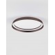 Triac Dimmable Brushed Coffee Aluminium & Silicone LED 38 Watt 220-240Volt 2713Lm IP20 2700 + 4000K D: 45 H: 7 cm 
