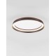Triac Dimmable Brushed Coffee Aluminium & Silicone LED 38 Watt 220-240Volt 2713Lm IP20 2700 + 4000K D: 45 H: 7 cm 
