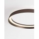 Triac Dimmable Brushed Coffee Aluminium & Silicone LED 38 Watt 220-240Volt 2713Lm IP20 2700 + 4000K D: 45 H: 7 cm 