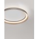 Triac Dimmable Champaign Brown Aluminium & Acrylic LED 38 Watt 220-240Volt 2713Lm IP20 2700-4000K CCT Dip Switch light up & d