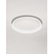 Triac Dimmable Sandy White Aluminium & Acrylic LED 48 Watt 220-240Volt 3361Lm IP20 2700-4000K CCT Dip Switch light up & down 